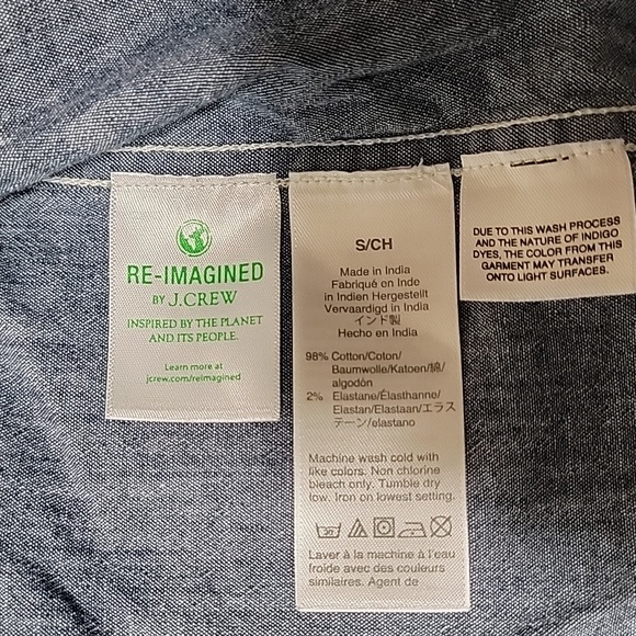 J. CREW Slim (almost organic) Buttondown - Picture 4 of 5